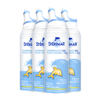 STERIMAR/舒德尔玛 小海豚生理盐水鼻喷 100ml*4瓶