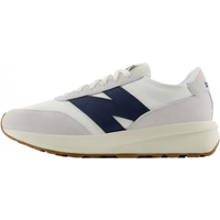 NEW BALANCE NB官方男鞋女鞋厚底增高潮流百搭舒适休闲复古运动鞋370系列 米白色/浅灰色/蓝色 U370CD