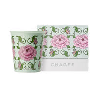 霸王茶姬（CHAGEE）广彩系列敞口杯陶瓷杯瓷器花纹图案咖啡杯马克杯水杯子圣诞节 240ml-东方好彩敞口杯绿色