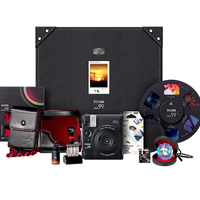 富士 Instax mini99立拍立得相机 灼灼流光礼盒套装（黑色）