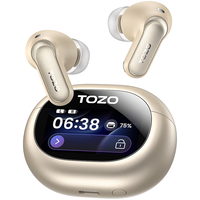 TOZO NC20 Pro真无线蓝牙耳机智能触控屏主动降噪入耳式HiFi音质AI智能翻超长续航IPX8防水2025 NC20 Pro-香槟金