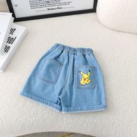 【超软牛仔】夏款时尚纯色超软休闲韩版品牌 牛仔裤621268