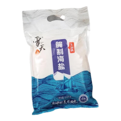 雪天 未加碘海盐粗盐大粒盐食用盐1.2kg腌制盐巴泡菜家用盐焗盐