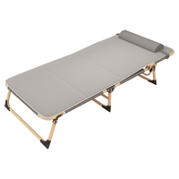 笕易家居折叠床单人床办公室午睡午休床行军床陪护床三折床含舒适棉垫