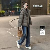 SPECIAL 冬装新女士时尚简约纯色保暖短款保暖外套