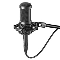 audio-technica/铁三角 专业录音 直播麦克风+悬臂支架