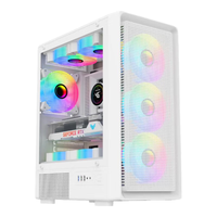 九尾狐T10电脑机箱台式机 侧板玻璃全侧透明/支持ATX大主板/240水冷/8风扇位/防尘网/USB3.0/diy外壳 九尾狐T10-