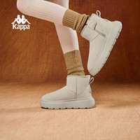 卡帕 棉鞋女加绒保暖2025冬季新款软底复古雪地靴一脚蹬厚底棉靴子
