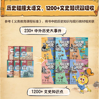 【学而思店】摩比爱历史 儿童历史漫画百科摩比爱传统文化科普 小漫画历史故事书籍夏商篇秦汉篇隋唐篇宋元篇明末清初