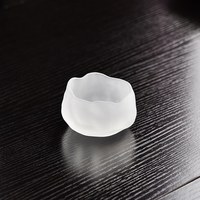 玻璃品茗杯小功夫茶杯套装家用茶道主人杯个人日式白黄清酒杯