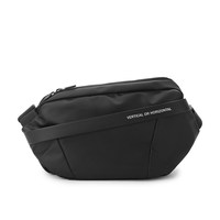 热风 男士机能大横版斜挎包织物潮流户外休闲包包男