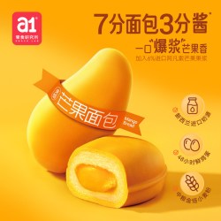 a1 三款可选！300-400g整箱 花生面包/芒果面包/虎皮吐司儿童早餐点心休闲零食下午茶饱腹