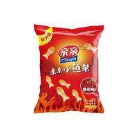 亲亲（Qinqin）膨化休闲零食大包装虾条薯片任选经典口味怀旧膨化零食 小鱼果番茄味