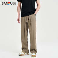 SANFU 夏季薄款男士摩根丝垂感宽松抽绳裤子男485677