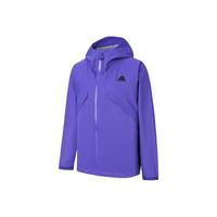 安踏（ANTA）水壳LT冲锋衣丨单层轻质冲锋衣女春季防风户外露营登山外套 若烟紫-6 M(女165)