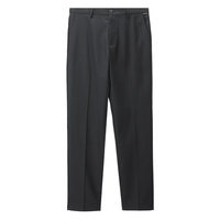 海澜之家(HLA)西裤男23轻商务直筒裤通勤裤子男秋季 黑色25 175/84A