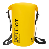 伯希和（Pelliot）户外漂流溯溪防水包露营旅行背包沙滩收纳袋16504453黄20L双肩 黄色