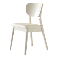全友家居 家用餐椅现代简约餐厅椅子吃饭靠背椅久坐不累实木框架座椅 餐椅白色*2