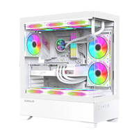 BUBALUS 大水牛 玄之境白色 无立柱海景房电脑主机箱（支持ATX主板/360水冷位/钢化玻璃房/360水冷位