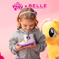 百丽（Belle）童鞋小马宝莉联名2025冬女童雪地靴保暖加绒棉靴闪灯短靴 粉色 21 适合脚长约12.6-13cm