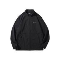 Jack Wolfskin狼爪软壳夹克男上装春夏户外运动日常城市防晒UPF40+休闲外套 6000/黑色 3XL/185/112A