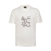 EMPORIO ARMANI 男士新款夏季纯棉上衣印花短袖T恤