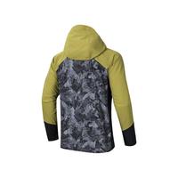 ANTA 安踏 ×中国家·地理丨防泼水户外单层登山越野冲锋衣男152416612 新禾绿/满地印-2 M