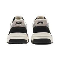 ANTA安踏烈焰5丨王一博同款板鞋男鞋潮流休闲鞋厚底增高运动板鞋112428081 基础黑/夜雾灰-3 44