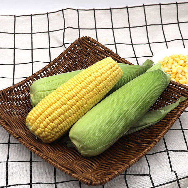 宝菜 黄甜玉米 带皮水果玉米棒 5斤（约5-8根）