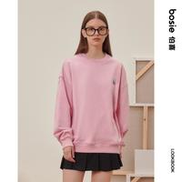 bosie AGENDER 伯喜男卫衣圆领套头卫衣中性风宽松基础简约百搭上衣女卫衣