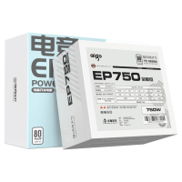 爱国者 EP750 额定750W 80Plus白牌 白色 全模组电源