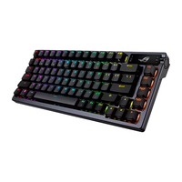 ROG 夜魔 NX雪武白轴 OLED屏 黑色 三模机械键盘