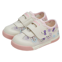 泰兰尼斯春夏季学步鞋叫叫鞋宝宝鞋轻便网面女童鞋 白/粉 22码 内长14.5cm适合脚长13.5cm