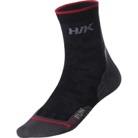 悍将（HNK）专业跑步袜子男女马拉松跑步袜子毛巾底压缩袜速干排汗透气运动袜 3.0清新绿 XL(45-47)