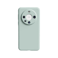  与乐 液态硅胶 华为Mate60Pro手机壳  雅川青