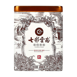 七彩云南 七彩雲南 七彩云南 名门普洱 铁盒装200g