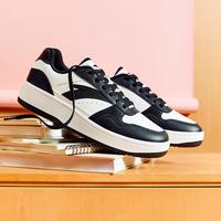 安踏 女板鞋夏季厚底轻便百搭舒适板鞋潮流运动休闲鞋女鞋子