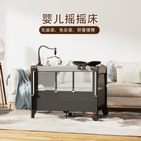 多功能可折叠可移动便携式婴儿床拼接大床宝宝床摇床bb床尿布台新