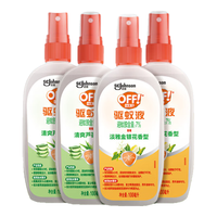 Raid 雷达蚊香 雷达(Raid) 欧护驱蚊液100ml*4瓶（芦荟2瓶+金银花2瓶）花露水驱蚊水