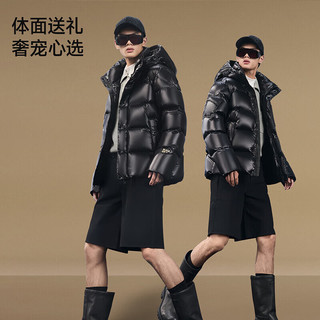 高梵 黑金鹅绒服先锋5.0 五格黑色 3XL 男士羽绒服