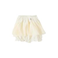 欢喜小熊 婴儿裤子儿童夏季短裤女宝宝夏天薄款大PP裤薄款夏装衣服 黄色 73(7-9个月.身高66-73cm)