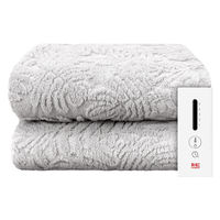 彩虹五档调温智能定时机洗可披可盖电热盖毯电热毯1.6*1.3米