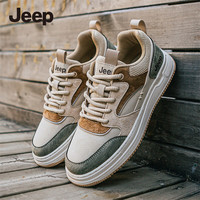 吉普 板鞋男士休闲鞋 秋冬透气运动鞋