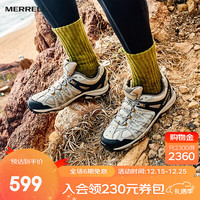 MERRELL 户外徒步鞋男女款ACCENTOR GTX/WP经典防水透气防滑耐磨登山鞋 J500410-GTX白灰（女） 38
