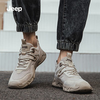 吉普 官方男士休闲鞋 秋季运动徒步鞋