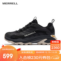 MERRELL MOAB SPEED 2GTX户外低帮男女款越野鞋防水防滑轻量越野跑徒步鞋 J500453黑色 男 41