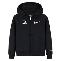 NIKE 耐克童装男童开襟卫衣2024冬季保暖加绒儿童长袖上衣