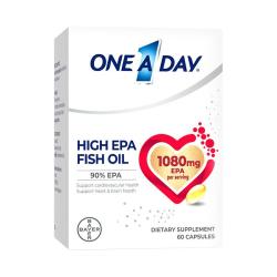 ONE A DAY 拜耳OneADay红心鱼油高纯度EPA护血脂深海鱼油omega3软胶囊