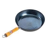 章丘手工铁锅平底手工锻打煎锅不粘无涂层辅食家用