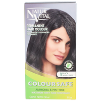 NaturVital/威蒂茨 天然植物提取物 染发剂 【墨玉黑】天然染发剂